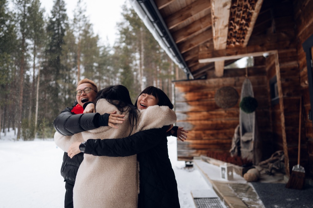 A joyful moment at the LITO Retreat in Finland